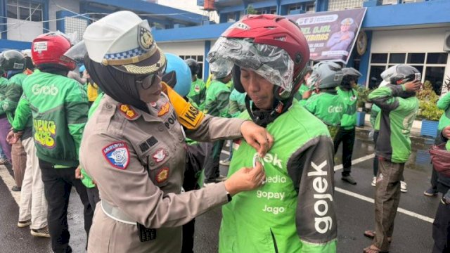 Lewat Apel Ojol Kamtibmas, Polri Tekankan Presisi dan Tertib Berlalu Lintas
