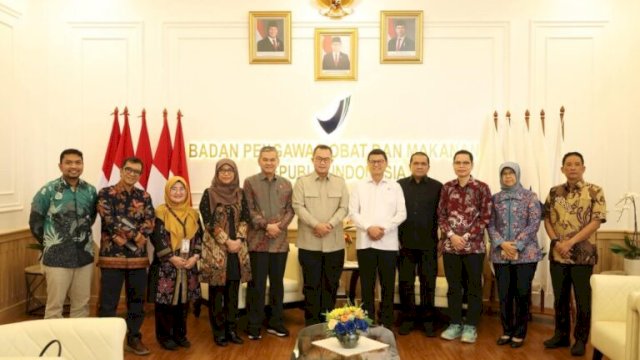 Kepala BRIN Prof. Arif Satria Temui Kepala BPOM Taruna Ikrar, Perkuat Sinergi Riset dan Regulasi Obat , Makanan Nasional Berbasis Konsep ABG