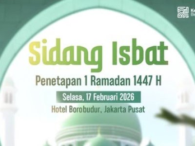 Tok! Kemenag Tetapkan 1 Ramadhan 1447 H Jatuh pada Kamis 19 Februari 2026