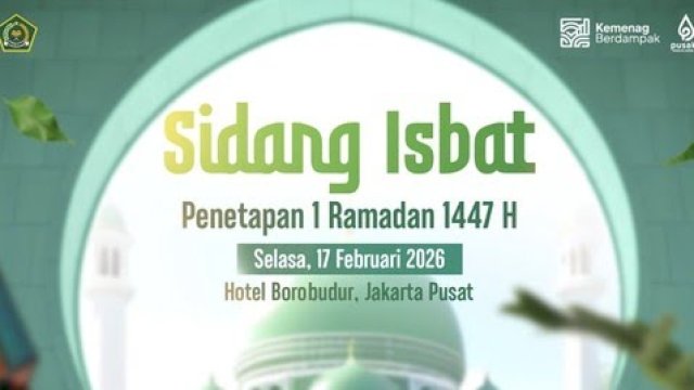 Tok! Kemenag Tetapkan 1 Ramadhan 1447 H Jatuh pada Kamis 19 Februari 2026