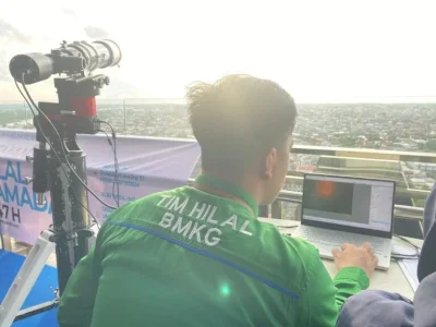 Jelang Sidang Isbat, Kemenag Sulsel Lakukan Rukyatul Hilal di Unismuh