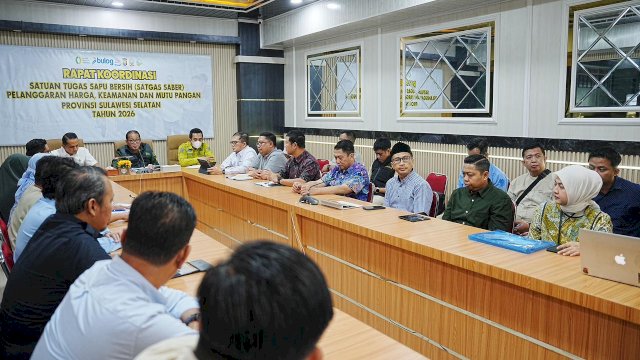 Satgas Pangan Sulsel Perkuat Pengawasan Minyak dan Beras Bersama Badan Pangan Nasional