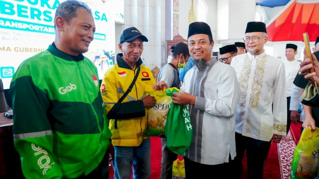 Ribuan Sopir dan Ojol Hadiri Bukber Bersama Gubernur Sulsel di Kawasan CPI