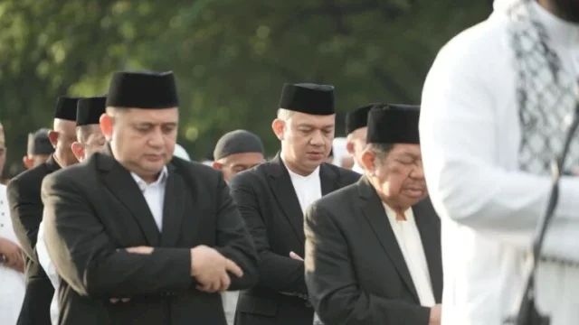 Appi Aliyah Salat Id Bersama Ribuan Warga di Lapangan Karebosi