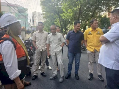 Tinjau Proyek Jalan Hertasning, Komisi D DPRD Sulsel Temukan Sejumlah Kejanggalan