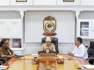 Wawali Makassar Terima Audiensi BPS, Bahas Persiapan Sensus Ekonomi 2026