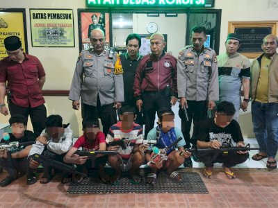 Patroli Dini Hari Polsek Manggala, Bubarkan Aksi Tembak-Tembakan Omega yang Resahkan Warga Makassar