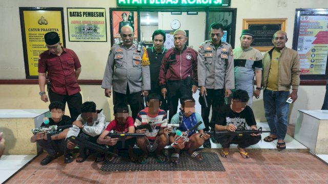 Patroli Dini Hari Polsek Manggala, Bubarkan Aksi Tembak-Tembakan Omega yang Resahkan Warga Makassar
