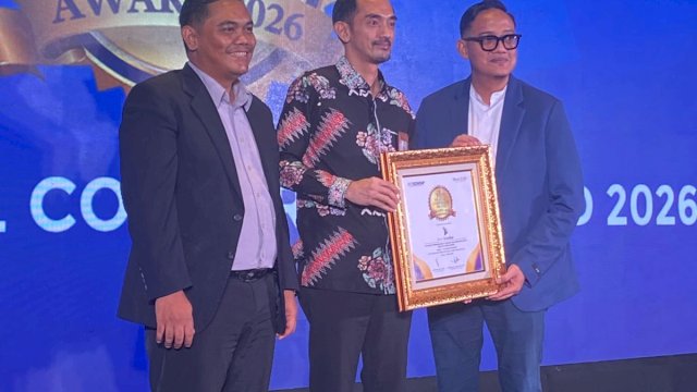 Bank Sulselbar Raih Penghargaan Top Digital Corporate Brand Award 2026