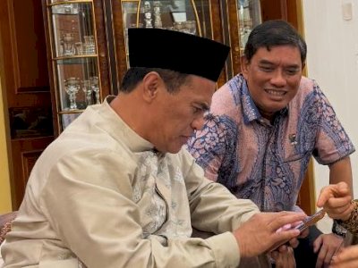 Momen Hangat Mentan Amran Sulaiman dan Bro Rivai di Sela Buka Puasa KKSS: Bahas Gizi Nasional