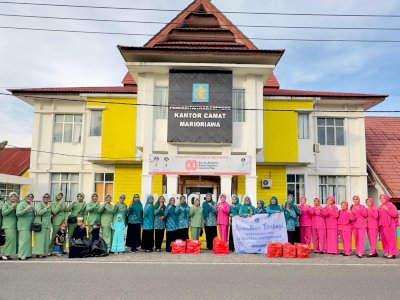 Wujud Sinergi Tanpa Batas: Tripika, PKK, Bhayangkari, dan Persit Marioriawa Gelar Aksi Sosial Ramadan