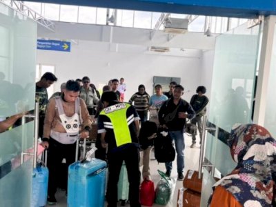 Bandara Arung Palakka Mulai Layani Pemudik, Hari Ini 69 Penumpang Tiba dari Balikpapan