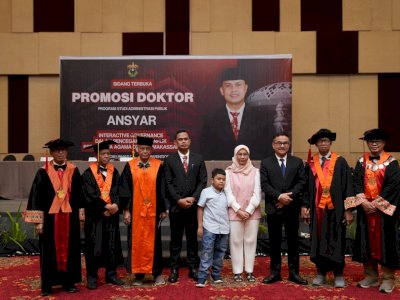Disertasi tentang Pencegahan Konflik Antarkan Ansyar Raih Gelar Doktor Unhas