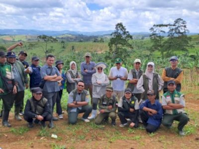 Dongkrak Produksi Padi Nasional, Kementan Lakukan Poligonisasi Padi Gogo di Sukabumi