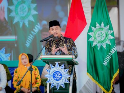 Hadiri Syawalan Muhammadiyah, Gubernur Sulsel Apresiasi Peran Strategis dalam Pengembangan SDM