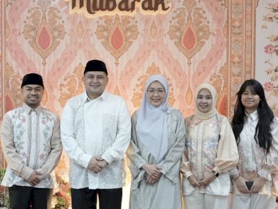 Karebosi Dipenuhi Puluhan Ribu Warga Shalat Idulfitri bersama Wali Kota dan Wakil Wali Kota Makassar