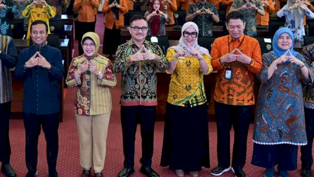 Wawali Aliyah Hadiri Penandatanganan MoU DTSEN, Perkuat Pemanfaatan Data Statistik untuk Pembangunan