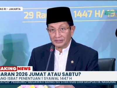 Tok! Menteri Agama Umumkan 1 Syawal 1447 H Jatuh pada 21 Maret 2026