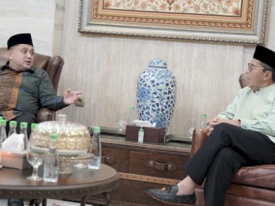 Hangatnya Silaturahmi Idulfitri, Munafri dan Danny Pomanto Bahas Masa Depan Makassar