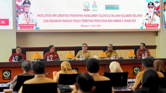 Sekda Sulsel Dorong Akselerasi Manajemen Talenta ASN, Tekankan Sistem Berbasis Kinerja