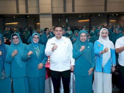 Melinda Aksa Buka Rakerda PKK Makassar 2026, Dorong Program Keluarga Inklusif dan Berkelanjutan