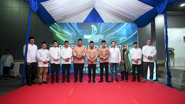 Gubernur Sulsel Resmikan Kantor Cabang Syariah Bank Sulselbar di Maros