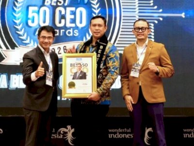 Stok Beras Tertinggi Sepanjang Sejarah, Ahmad Rizal Ramdhani Diganjar Penghargaan CEO Terpopuler