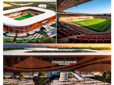 Stadion Sudiang Berkapasitas 27 Ribu Penonton Dibangun, Ditarget Rampung 2027