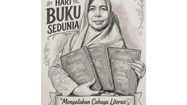 SELAMAT HARI BUKU SEDUNIA &ldquo;Menyalakan Cahaya Literasi di Tengah Gelombang Digital&rdquo; Oleh : Hj. Rosnaeni Arsyad, S.E., M.M