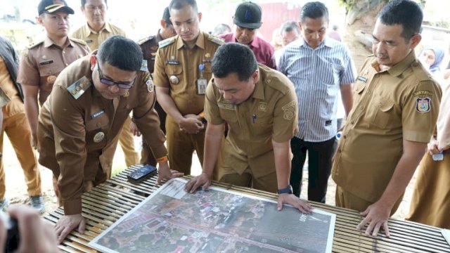 Walikota Makassar, Munafri Turun Tangan Kawal Lahan Jembatan Barombong