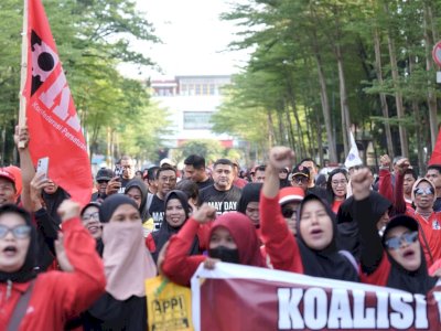 May Day 2026 di Makassar Meriah, Munafri&ndash;Aliyah Turun Langsung Bersama Buruh
