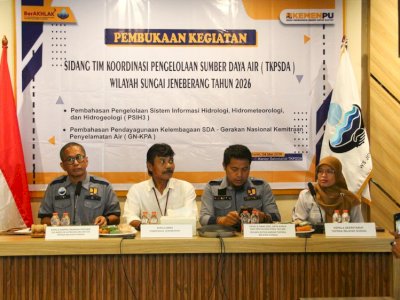 Pemprov Sulsel Perkuat Integrasi Pengelolaan SDA Jeneberang, Sidang TKPSDA Bahas Sistem Informasi dan Kolaborasi Nasional