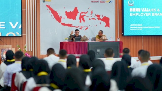 Sekprov Sulsel Jufri Rahman Paparkan Reformasi Birokrasi kepada CPNS 2026 di BBPK APDN