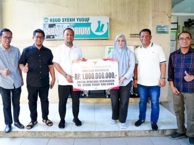 RSUD Syekh Yusuf Gowa Terbakar, Pemprov Sulsel Gelontorkan Bantuan Rp1 Miliar