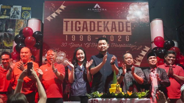 Almadera Hotel Makassar Rayakan 30 Tahun Perjalanan Penuh Dedikasi dan Kebersamaan