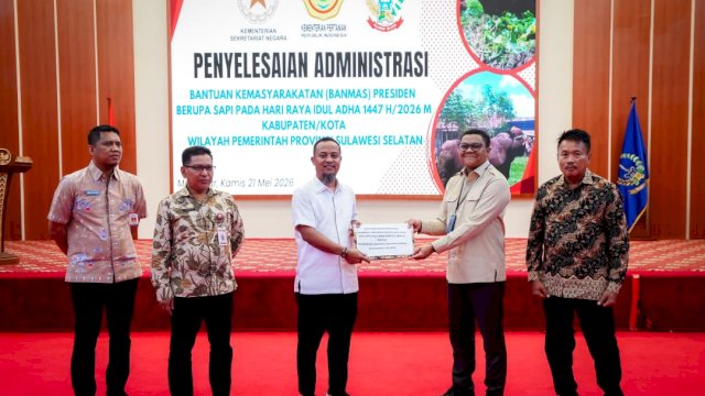 Sulsel Kebagian 25 Sapi Kurban Presiden Prabowo, Gubernur Andi Sudirman: Akan Disalurkan ke Wilayah Prioritas