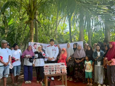Gandi Rusdi Keliling Daerah di Sulsel, Salurkan Daging Kurban dan Konsolidasi Kader PSI