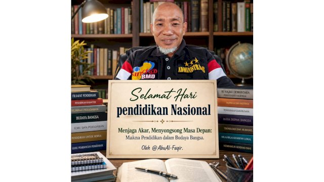 Selamat Hari Pendidikan Nasional 2 Mei 2026 Menjaga Akar, Menyongsong Masa Depan: Makna Pendidikan dalam Budaya Bangsa. Oleh AbuAl-Faqir