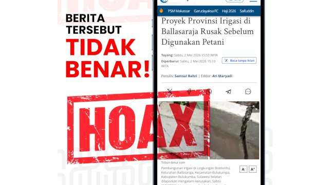 Pemprov Sulsel Tegaskan Irigasi Bontorihu Bukan Kewenangan Provinsi, Sinergi Lintas Pemerintah Tetap Dilaksanakan
