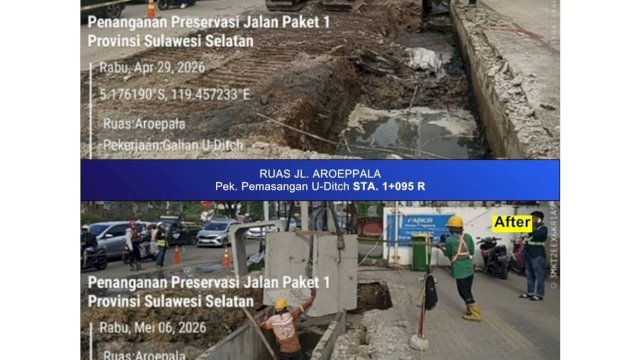 Gubernur Sulsel Update Progres MYP Infrastruktur Jalan, Ruas Hertasning hingga Bili-Bili Capai 60 Persen