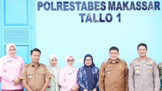 Wali Kota Makassar dan Kapolrestabes Resmikan SPPG Tallo 1 Polrestabes Makassar