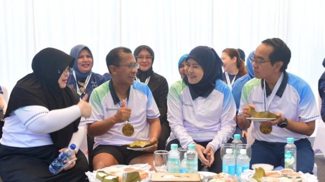 Aliyah Mustika Ilham Dorong Budaya Kampus Sehat Lewat Fun Run BPJS Kesehatan di Unhas
