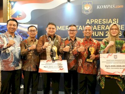 Makassar Ukir Prestasi Gemilang, Sabet Empat Penghargaan Regional Sulawesi