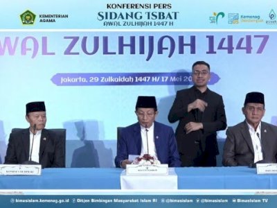 Breaking News Menag Nasaruddin Umar Umumkan Iduladha 1447 H pada 27 Mei 2026