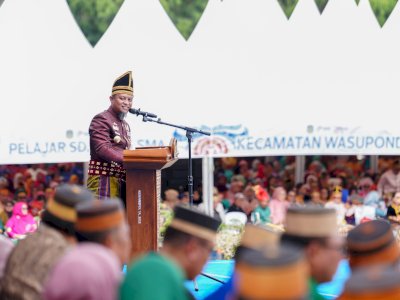Momentum Hari Jadi 23 Tahun Luwu Timur, Gubernur Sulsel Percepat Pembangunan Lewat Jalan, Irigasi dan Matano Belt Road