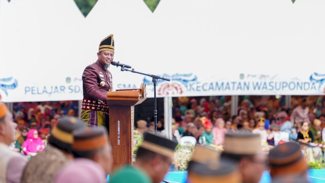 Momentum Hari Jadi 23 Tahun Luwu Timur, Gubernur Sulsel Percepat Pembangunan Lewat Jalan, Irigasi dan Matano Belt Road
