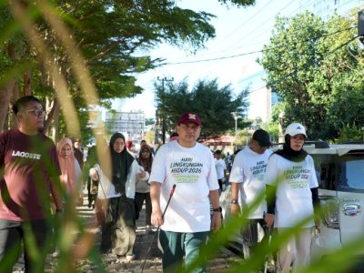Peringati Hari Lingkungan Hidup Sedunia 2026, Appi Pimpin Aksi Plogging dan Pilah Sampah di Makassar
