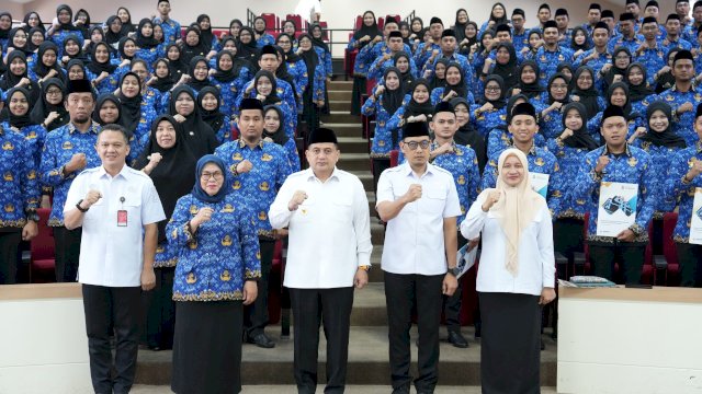 Lantik 167 PNS Baru, Munafri Tegaskan ASN Pemkot Makassar Bukan Tempat untuk Bersantai
