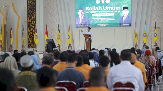 Bidik Indonesia Jadi Superpower, Mentan Amran Dorong Kampus Perkuat Hilirisasi dan Kemandirian Pangan