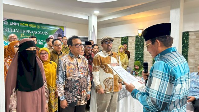 CIDES ICMI Sulsel Resmi Dikukuhkan, Himpun Puluhan Profesor dan Pakar untuk Dorong Inovasi Pembangunan Daerah
